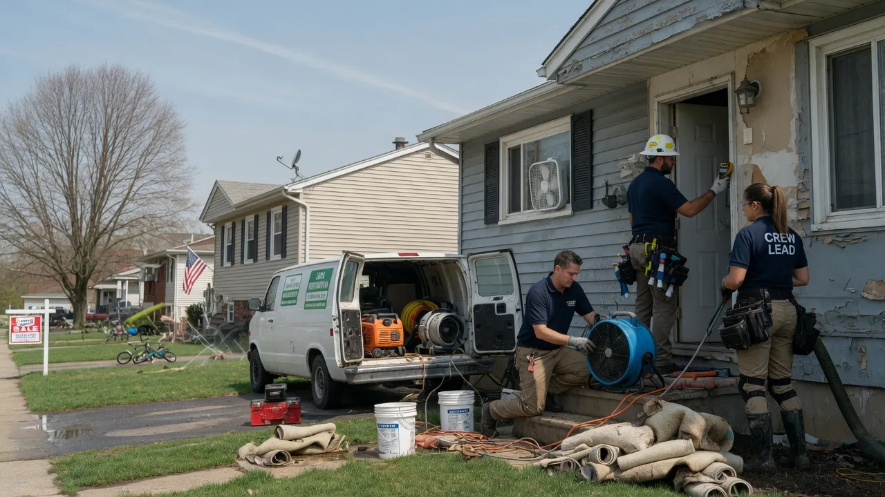 Flood Cleanup in Goose Lake, IA near me